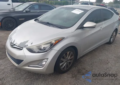2015 Hyundai Elantra Se from USA, damaged, VIN 5NPDH4AEXFH610768